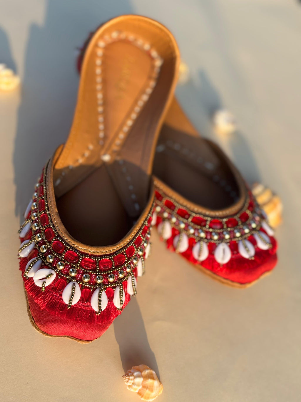 Boho Red Jutti