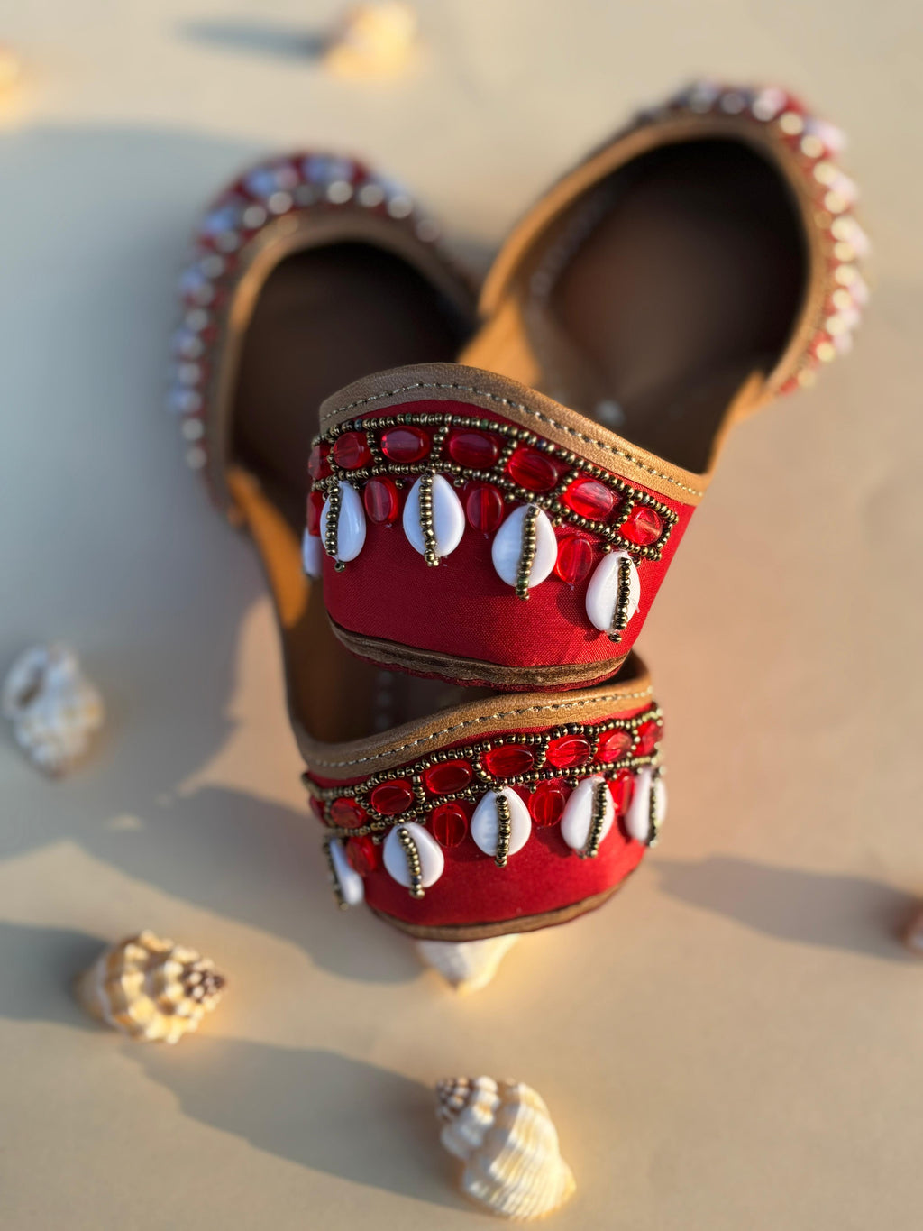 Boho Red Jutti