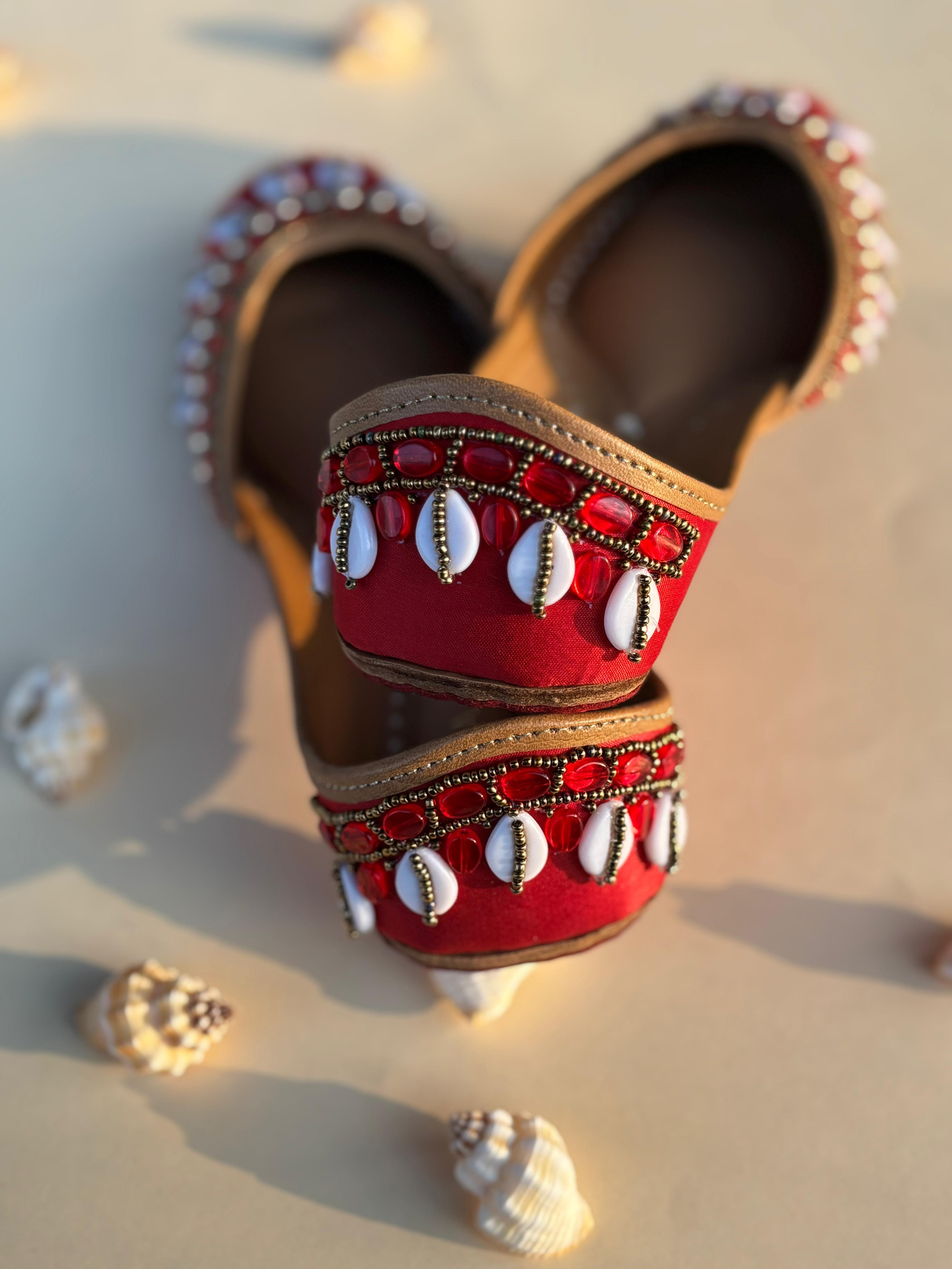 Boho Red Jutti